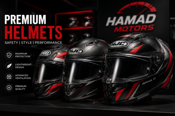 Premium motorcycle helmets